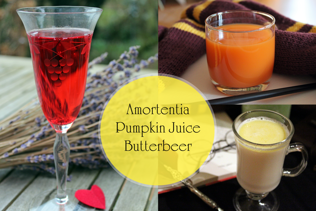 Collage Amortentia Pumpkin Juice Butterbeer