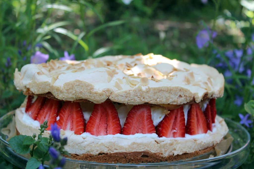 Erdbeer-Baiser-Torte ganz 2