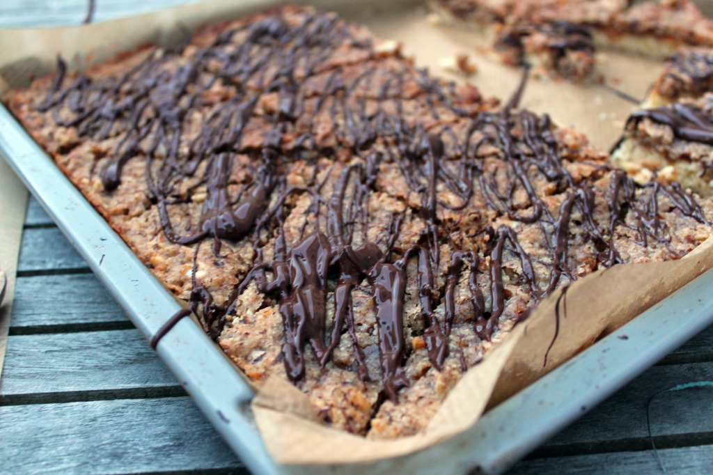 Nussecken auf dem Blech