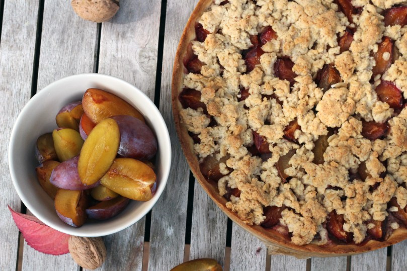 Pflaumenkuchen ganz mit Pflaumen