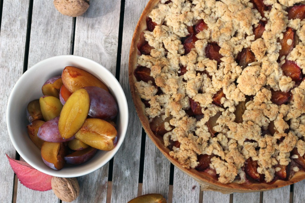 Pflaumenkuchen ganz mit Pflaumen